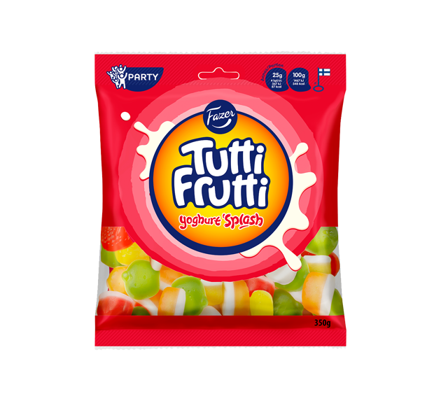 Tutti Frutti Yoghurt Splash 350g.