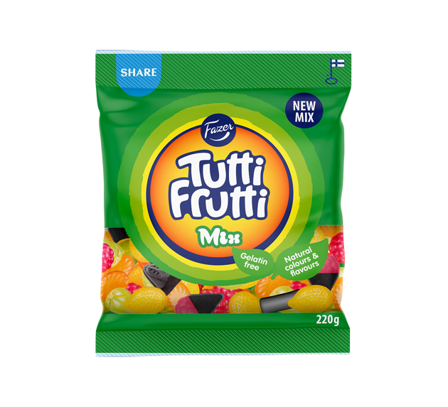 Fazer Tutti Frutti Mix 220g