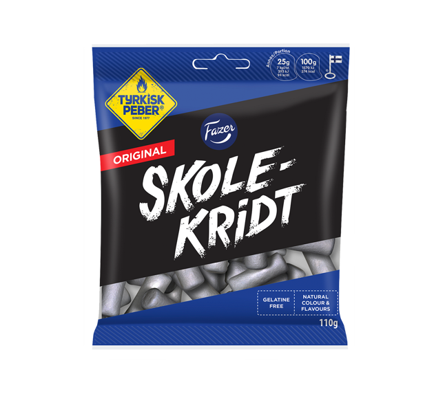 Skolekridt Tyrkisk Peber 110g