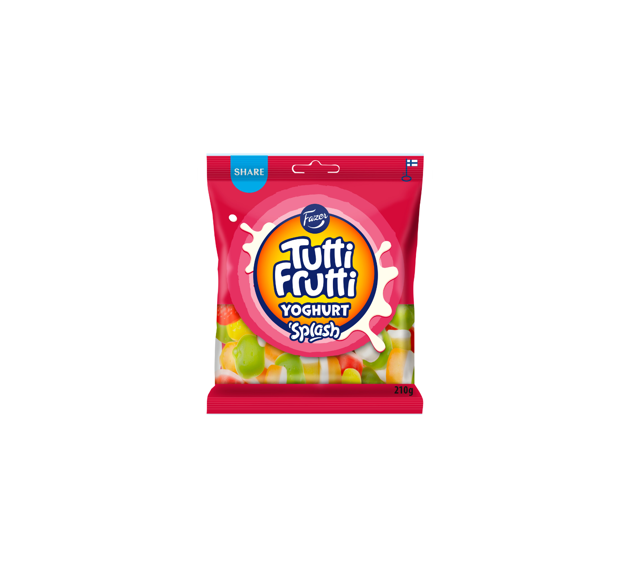 Fazer Tutti Frutti Yoghurt Splash 210g