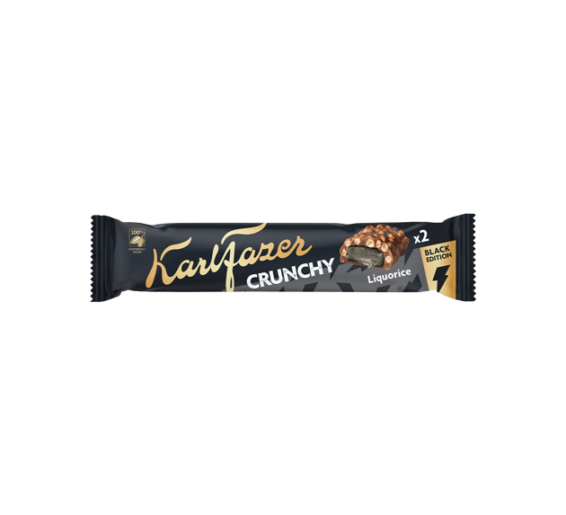 Fazer Karl Fazer Crunchy Black bar 55g